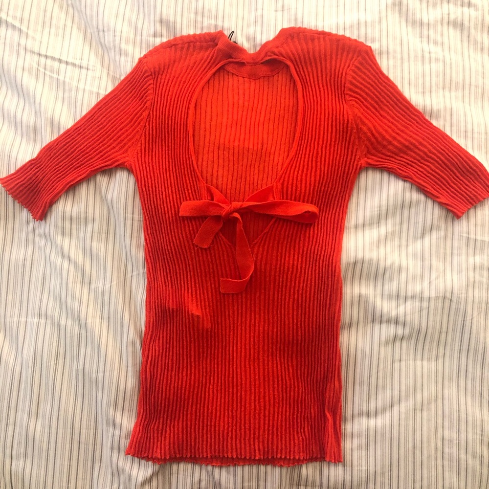 ZARA- Backless Top NWT